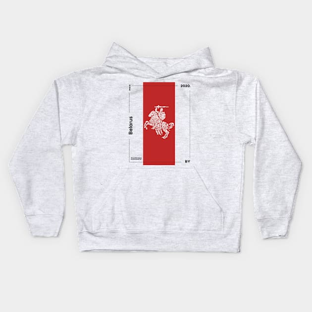 Freedom Belarus Kids Hoodie by DenielHast